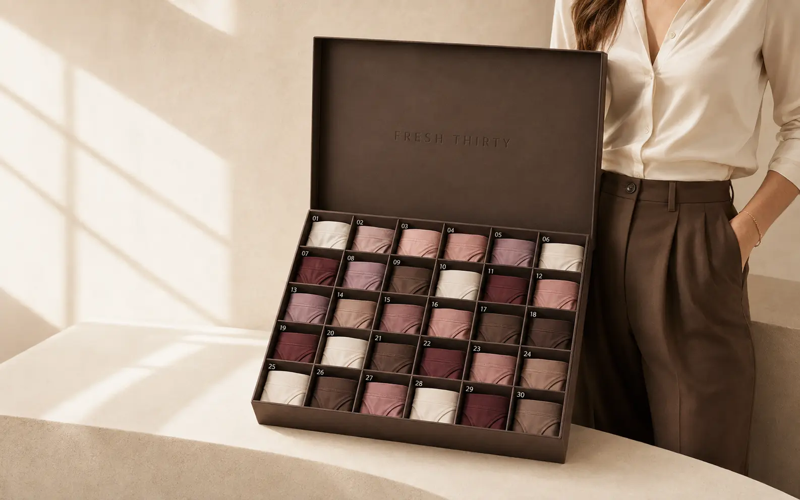 Fresh Thirty Her 30-day presentation box